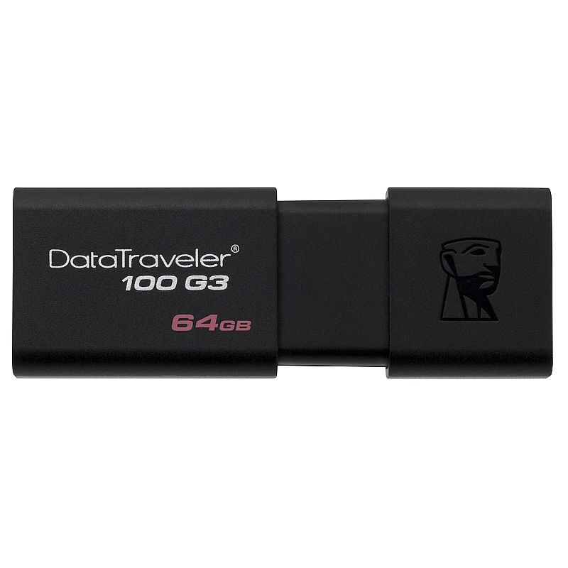 Stick memorie 64GB, USB 3.0, DataTraveler 100 G3 - imagine 3